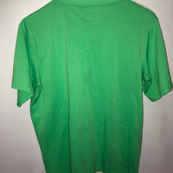 Nike Lime Green Boys Dry Fit Loose Shirt - Picture 2 of 4